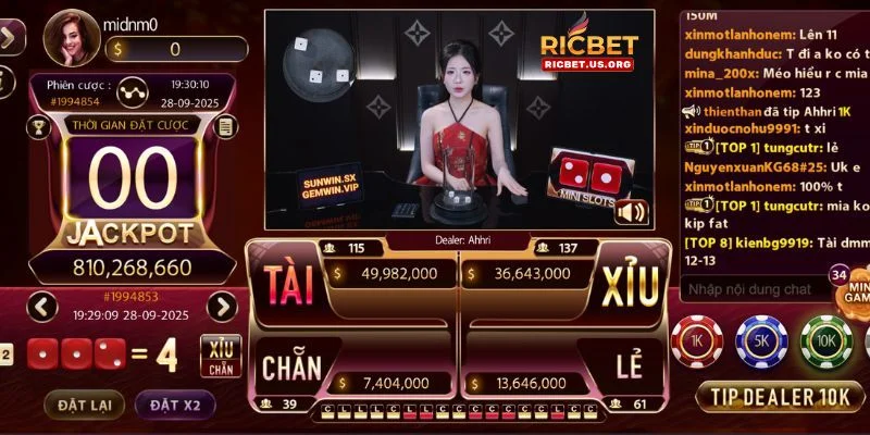 Tài xỉu Sunwin là sảnh chơi mới nhất tại RIC BET.
